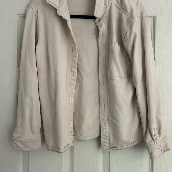 Wonder Nation Cream Utility Jacket Lightweight Cotton Blend - Picture 1 of 6